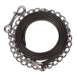 Billy Royal® Leather Lead With Chrome Chain -Schneiders Shop 02927c alt b