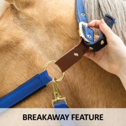 Dura-Tech® Deluxe Fully Padded Nylon Breakaway Halter -Schneiders Shop 12081 feature b overlay
