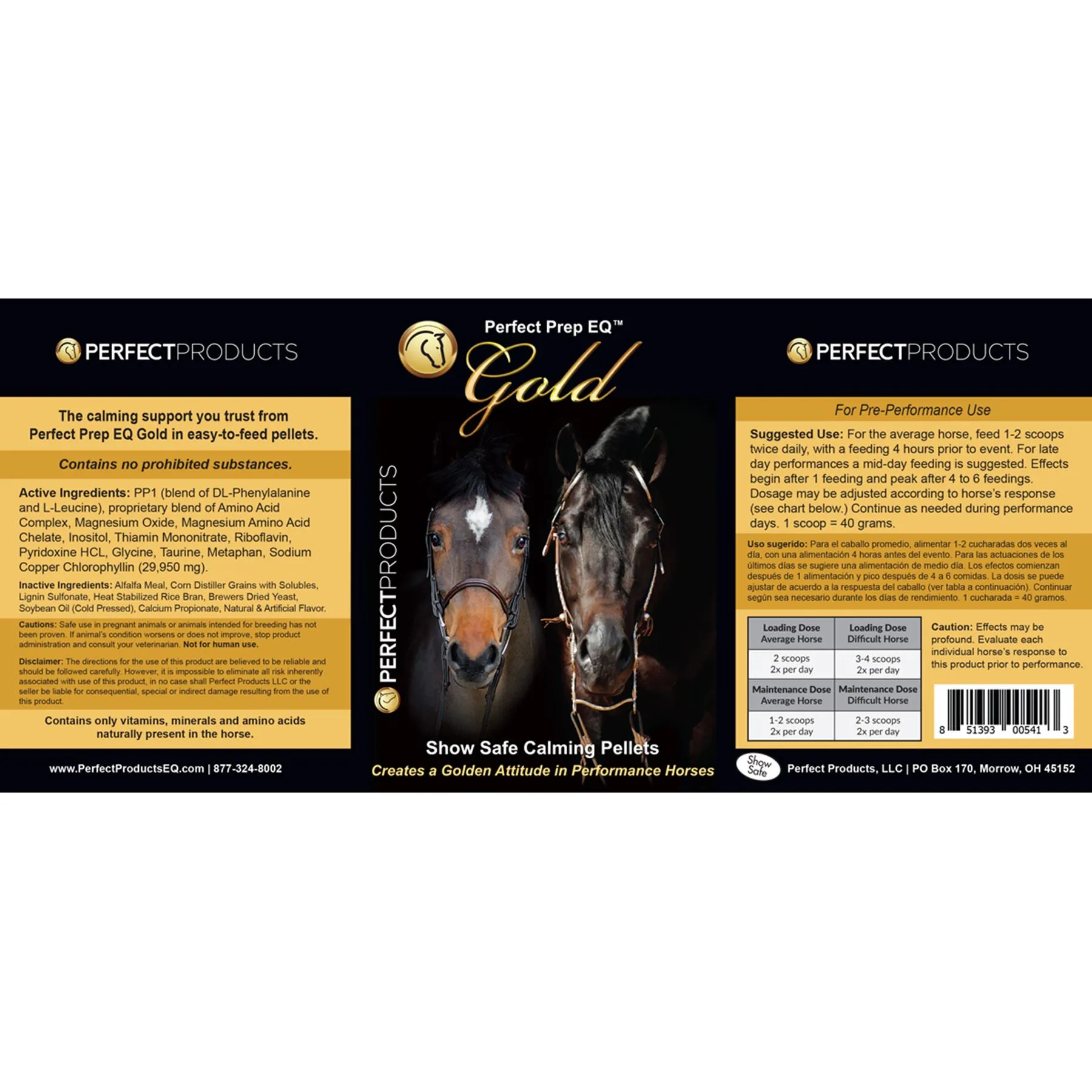 Perfect Products Perfect Prep EQ™ Gold Pellets 2lbs 2 Perfect Products Perfect Prep EQ™ Gold Pellets 2lbs - Image 2