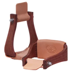 Nettles Chisholm Wooden Western Stirrups