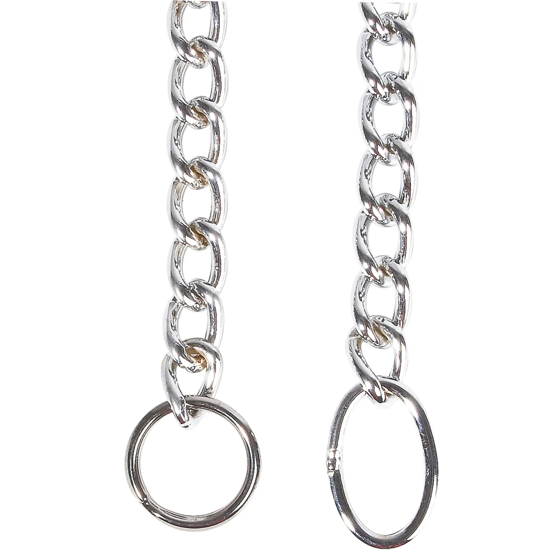 Schneiders Fine Link Argon Weld Arab Show Chain With Keyring & Oval Ends 3mm 3 Schneiders Fine Link Argon Weld Arab Show Chain With Keyring & Oval Ends 3mm - Image 3