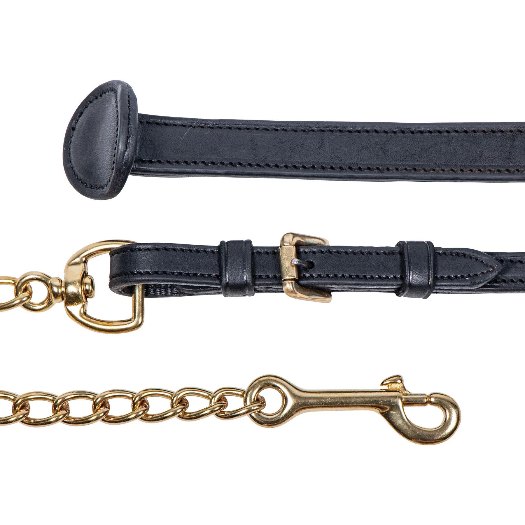 Billy Royal® Flat Leather Show Lead 5/8" X 7' 3 Billy Royal® Flat Leather Show Lead 5/8" X 7' - Image 3