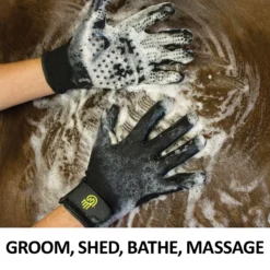 HandsOn® Grooming Gloves -Schneiders Shop 38917 feature c overlay
