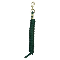 Weaver Leather Weaver Poly Lead Rope With Solid Brass Snap -Schneiders Shop 40510 huntergreen