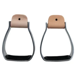 Schneiders® Western Padded Stirrup With Silver Engraving -Schneiders Shop 40707 silver