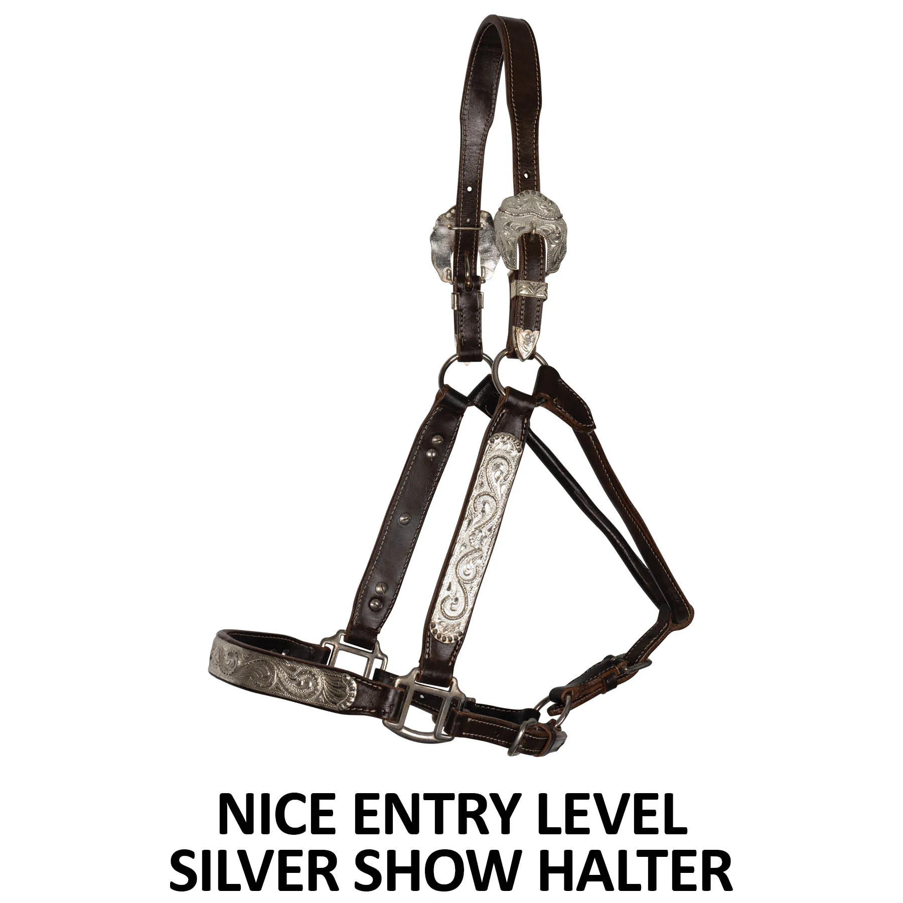 Double S Caroline Show Halter With Lead 2 Double S Caroline Show Halter With Lead - Image 2