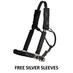 Billy Royal Blue Scallop Fitted Silver Halter For Horses -Schneiders Shop 43207 feature e overlay