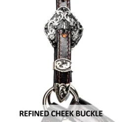 Billy Royal Dark Side Silver Fitted Show Halter For Horses -Schneiders Shop 43208 feature b overlay