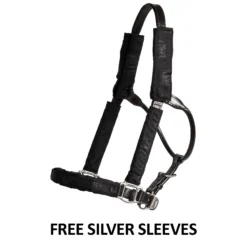 Billy Royal Dark Side Silver Fitted Show Halter For Horses -Schneiders Shop 43208 feature e overlay