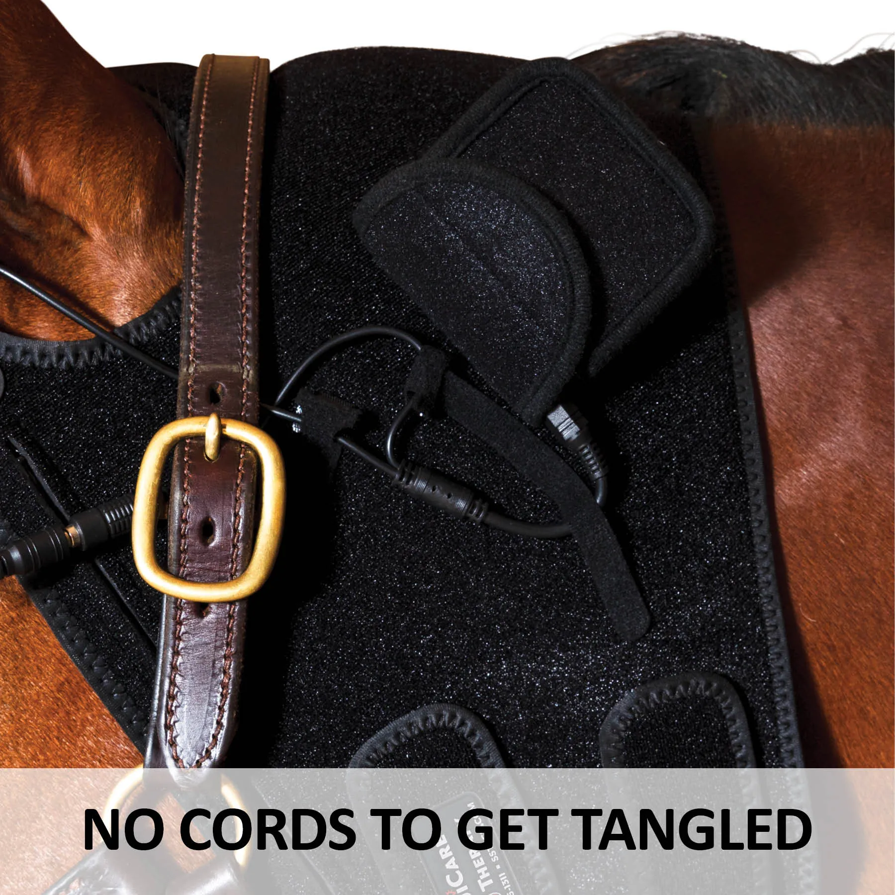 EquiCare LED Therapy® Red Light Calming Horse Bonnet 5 EquiCare LED Therapy® Red Light Calming Horse Bonnet - Image 5