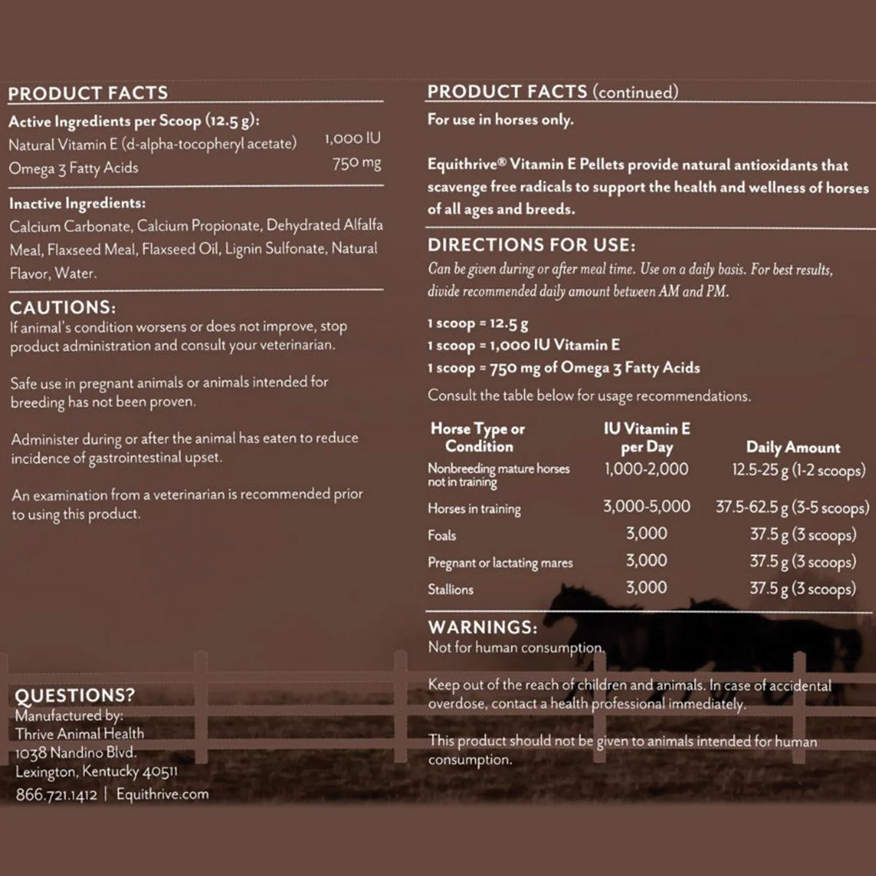 Equithrive® Vitamin E Pellets 2 Equithrive® Vitamin E Pellets - Image 2